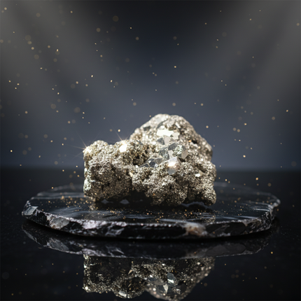 Natural Pyrite Cluster