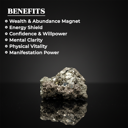 Natural Pyrite Cluster