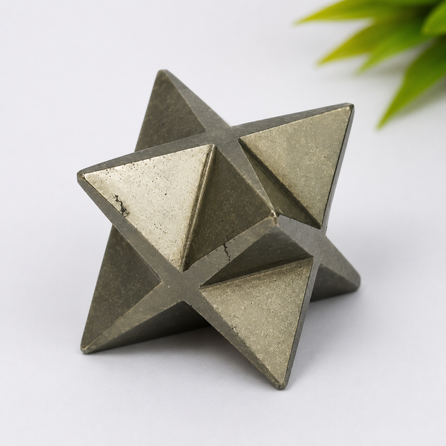 Pyrite Merkaba Big Star