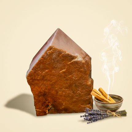 Red Aventurine Raw Points – Stone of Vitality, Action & Manifestation