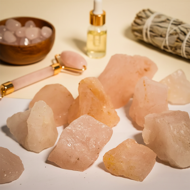 Rose Quartz Raw Stone