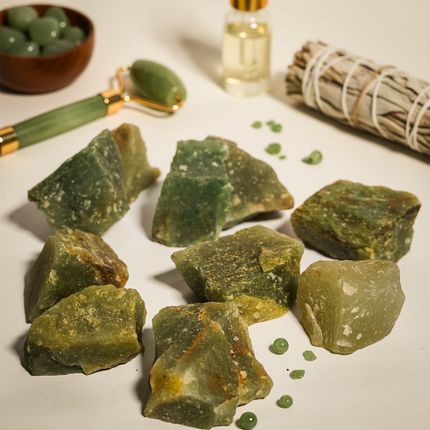 Green Jade Raw Stone