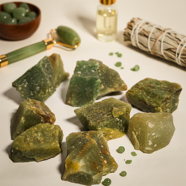 Green Jade Raw Stone