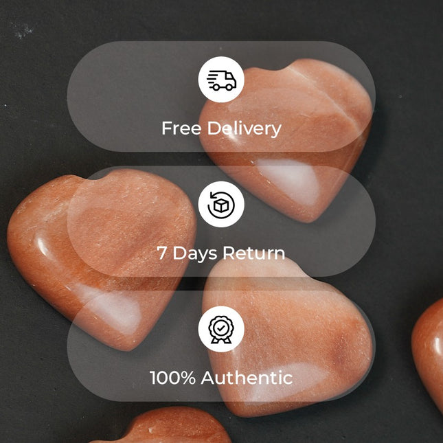❤️ Red Aventurine – Big Heart Stone