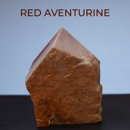 Red Aventurine Raw Points – Stone of Vitality, Action & Manifestation
