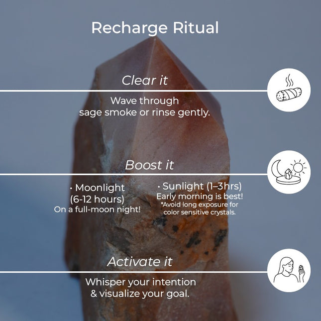Red Aventurine Raw Points – Stone of Vitality, Action & Manifestation