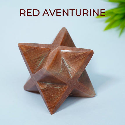 Red Aventurine Merkaba Big Star