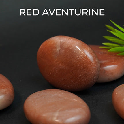 🔥 Red Aventurine Palm Stone