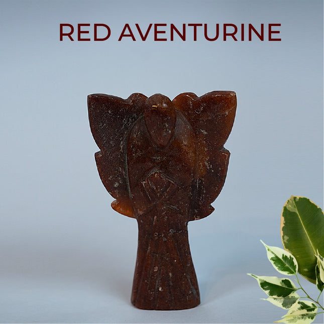 Red Aventurine Angel – Energize Your Passion, Courage & Vitality