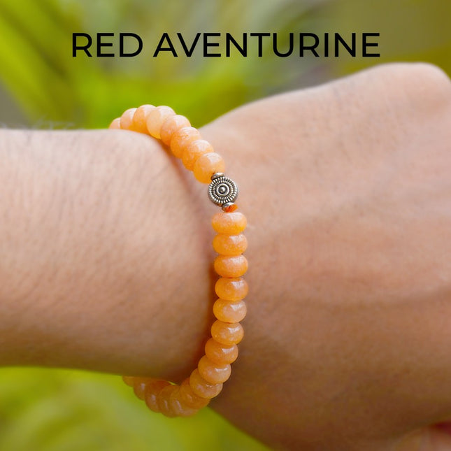 Red Aventurine Wati Bracelet — Ignite Passion, Strength & Confidence