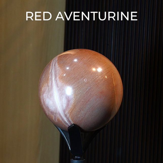 Red Aventurine Crystal 7.8 Kg Ball – Vitality, Action & Rooted Confidence