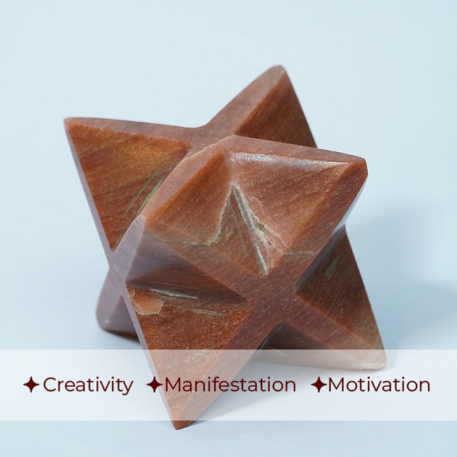 Red Aventurine Merkaba Big Star