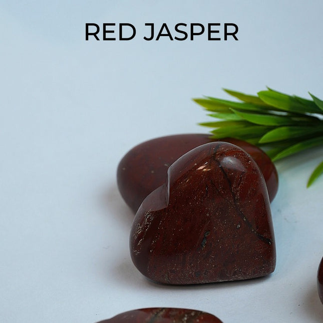 ❤️ Red Jasper Big Heart Stone