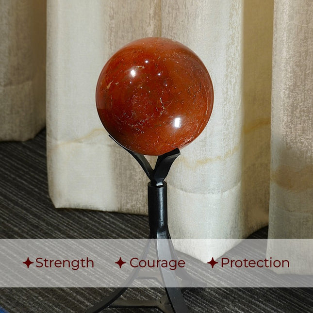 Red Jasper 8.3 Kg Ball – Strength, Grounding & Vital Energy