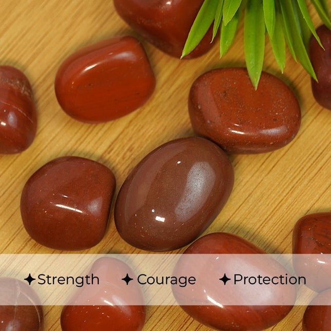 Natural Red Jasper Tumble Stones