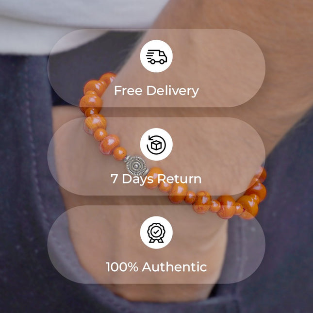 Red Jasper Star Wati Bracelet — Grounded Strength, Celestial Guidance