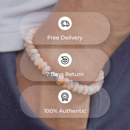 Red Picasso Jasper Wati Bracelet   – Grounding, Creativity & Inner Stability