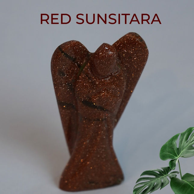 Red Sunsitara 2 inch Angel – Spark of Ambition, Vitality & Celestial Motivation