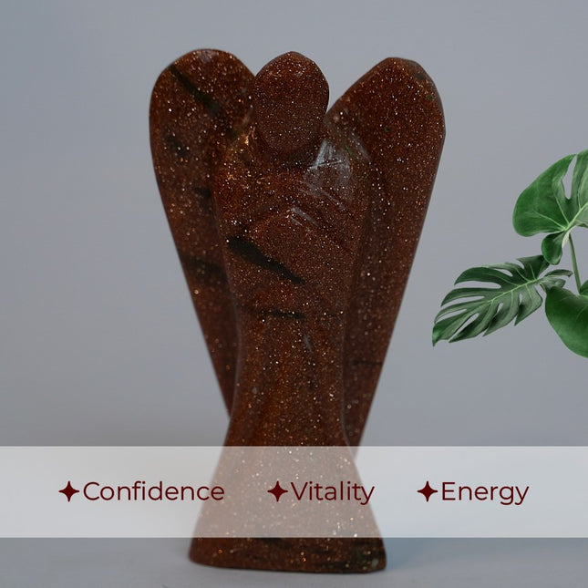 Red Sunsitara 2 inch Angel – Spark of Ambition, Vitality & Celestial Motivation