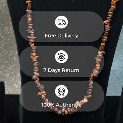 Red Tiger Eye Chips Mala