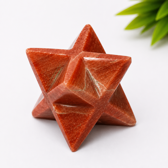 Red Aventurine Merkaba Big Star