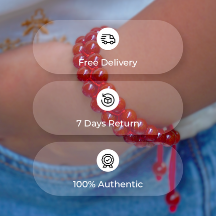 Double Dori – Carnelian Natural Bracelet