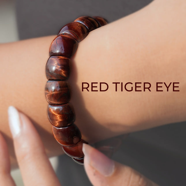 Red Tiger Eye Designer Beads – The Stone of Passion, Motivation & Drive