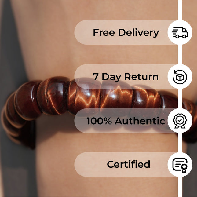 Red Tiger Eye Designer Beads – The Stone of Passion, Motivation & Drive