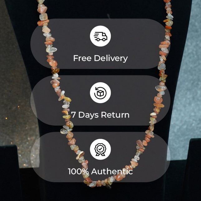 Red Carnelian Star Chips Mala – Energy, Passion & Creative Power