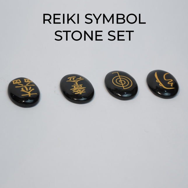 Reiki Symbol Stone Set (4-Piece Crystal Set)