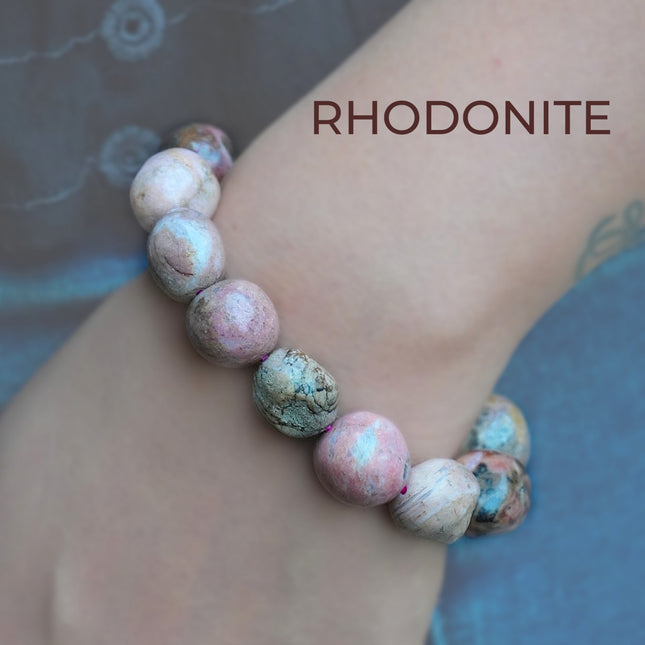 Rhodonite Tumble Bracelet