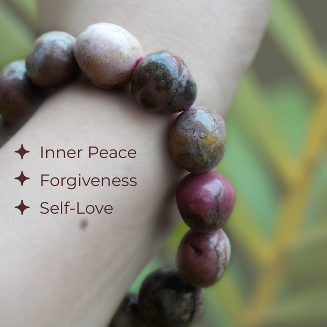 Rhodonite Tumble Bracelet