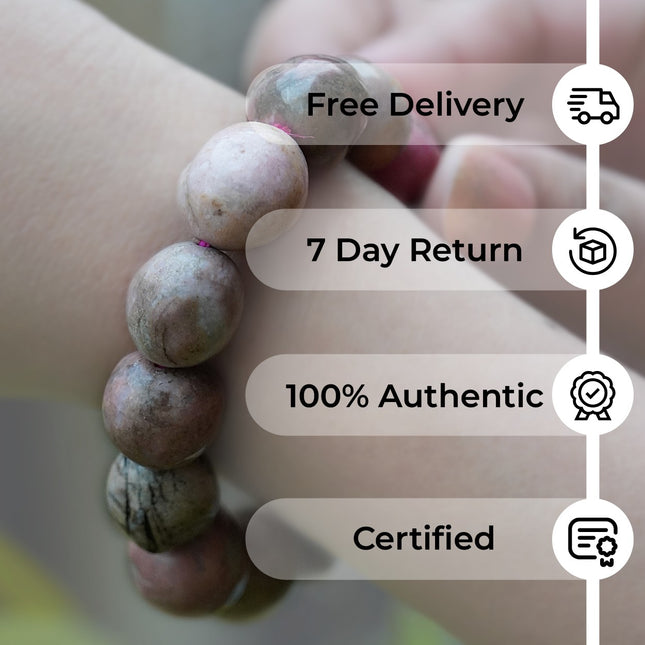 Rhodonite Tumble Bracelet