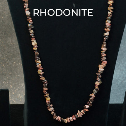 Rhodonite Chips Mala