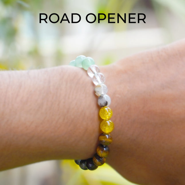 Road Opener Round Beads Bracelet