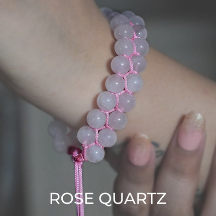 Rose Quartz Double Dori Bracelet