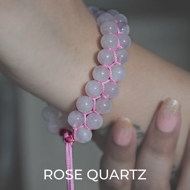 Rose Quartz Double Dori Bracelet