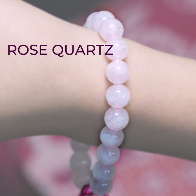 Rose Quartz Single Dori Bracelet – Love, Compassion & Emotional Healing