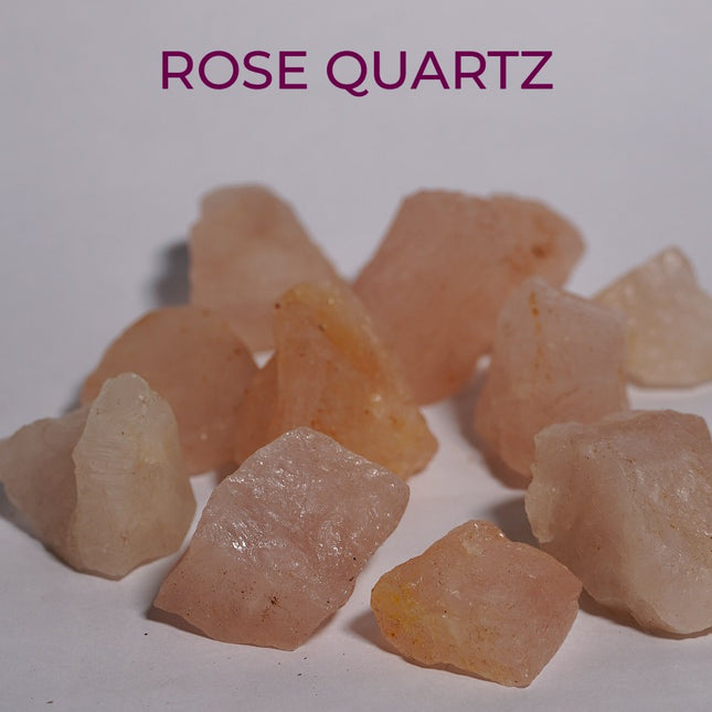 Rose Quartz Raw Stone — Stone of Unconditional Love