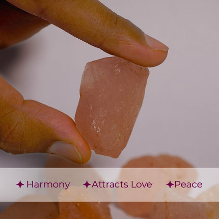 Rose Quartz Raw Stone — Stone of Unconditional Love