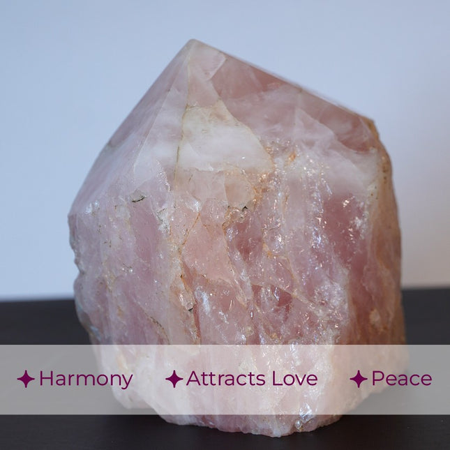Rose Quartz Raw Points – Stone of Unconditional Love, Healing & Compassion
