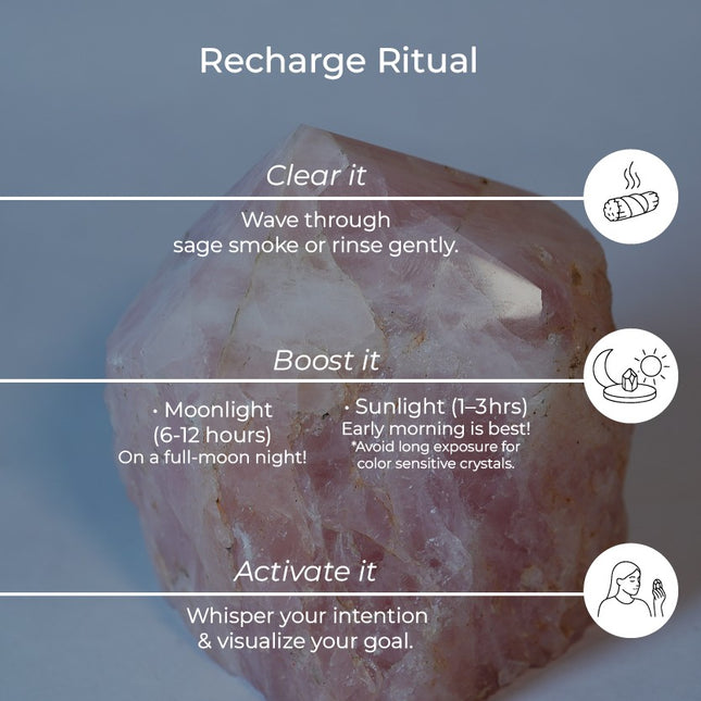 Rose Quartz Raw Points – Stone of Unconditional Love, Healing & Compassion