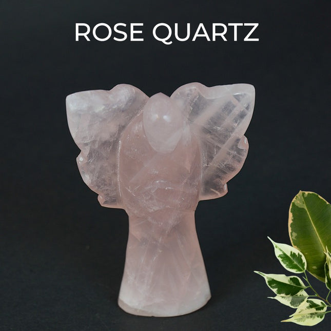 Rose Quartz Angel – Divine Love, Emotional Healing & Heart-Centered Energy