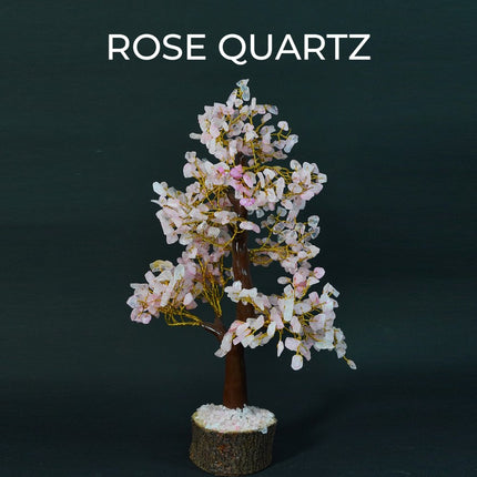 Rose Quartz Gemstone Tree – Invite Love, Peace & Healing Energy