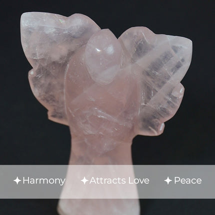 Rose Quartz Angel – Divine Love, Emotional Healing & Heart-Centered Energy