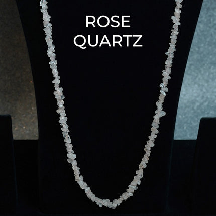 Rose Quartz Chips Mala