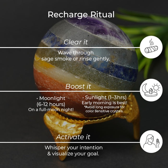 Seven Chakra Ball – Balance, Healing & Spiritual Alignment