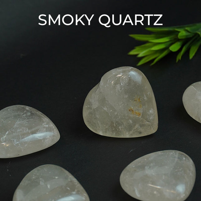 🤎 Smoky Quartz – Big Heart Stone