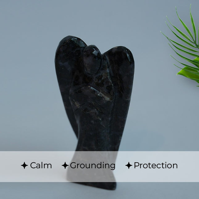Smoky Quartz Angel – Grounding Protection, Emotional Release & Gentle Strength