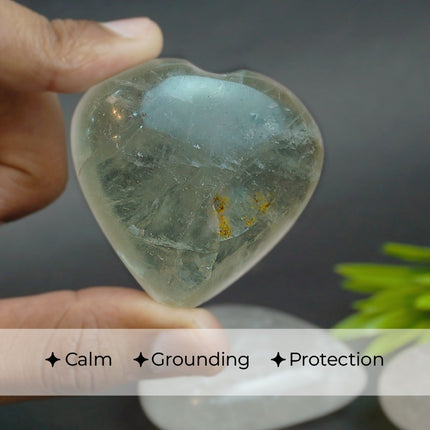 🤎 Smoky Quartz – Big Heart Stone
